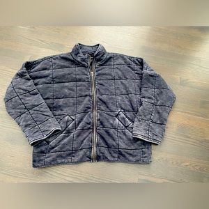 Quilted zip up jacket